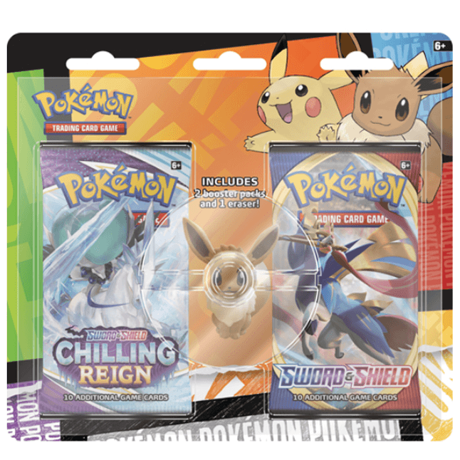 Pokémon TCG : Back to School Eraser Blister