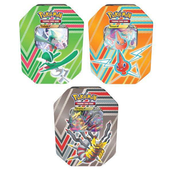 Pokemon : Hidden Potential Tins - Gallade V/Giratina V/Rotom V