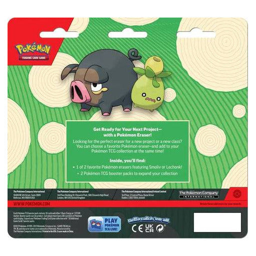 Pokémon TCG : Back to School Eraser Blister 2023 – Smoliv/Lechonk, image 2 of 4