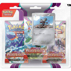 Paldea Evolved : 3-Pack Booster Display - Tinkatink/Varoom - Lockett Labs UK