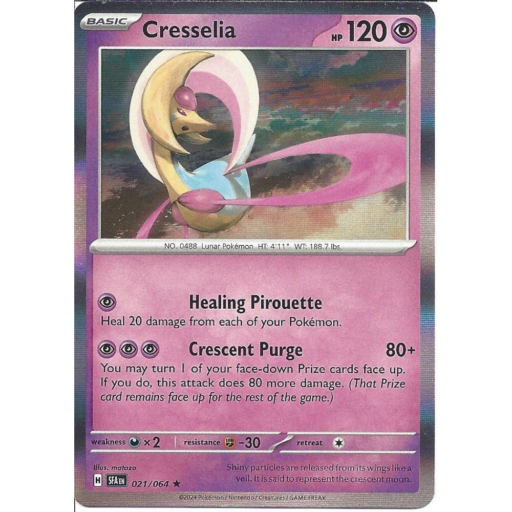 Cresselia : SHROUDED FABLE (Holo) - 021/064 - Lockett Labs UK
