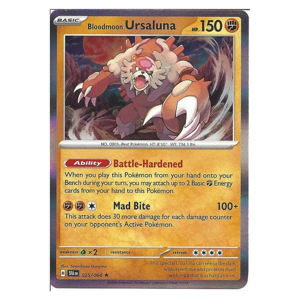 Bloodmoon Ursaluna : SHROUDED FABLE (Holo) - 025/064