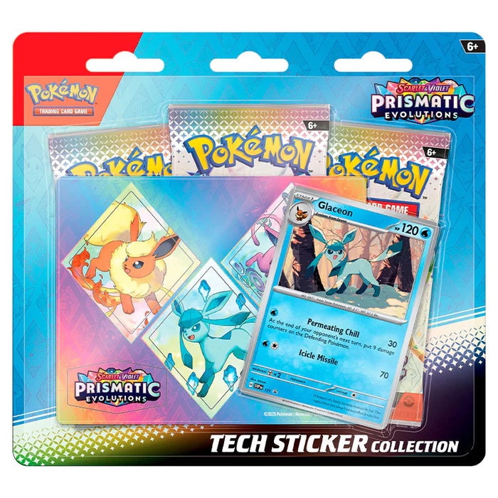 Pokemon : Prismatic Evolutions Tech Sticker Collection *PRE ORDER*