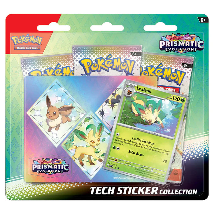 Pokemon : Prismatic Evolutions Tech Sticker Collection *PRE ORDER*