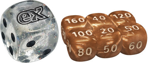 Prismatic Evolutions Dice Set of 6 Plus Bonus Die