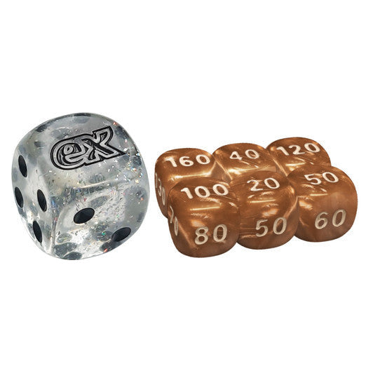 Prismatic Evolutions Dice Set of 6 Plus Bonus Die
