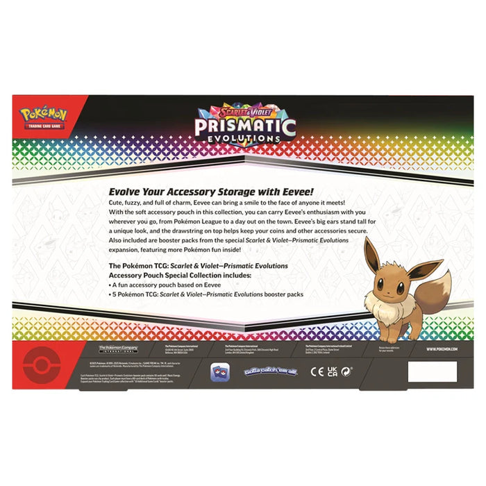 Prismatic Evolutions - Eevee Accessory Pouch - Special Collection *PRE ORDER*