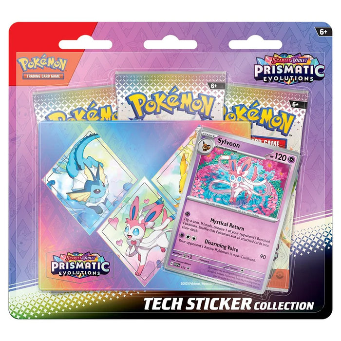 Pokemon : Prismatic Evolutions Tech Sticker Collection *PRE ORDER*