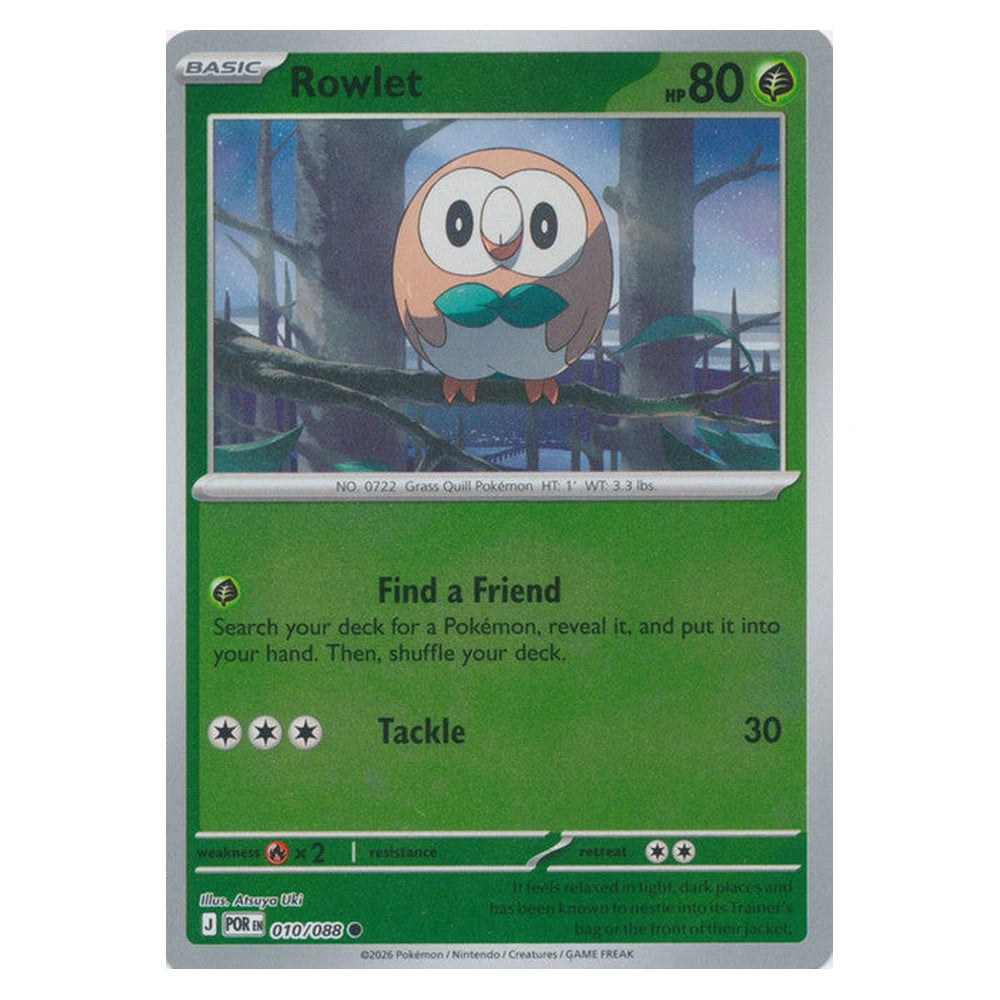 Rowlet : PERFECT ORDER (Reverse holo) - 010/088