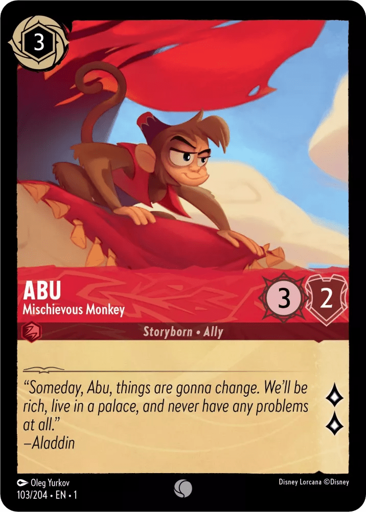 Abu : Mischievous Monkey - 103/204 - Lockett Labs UK