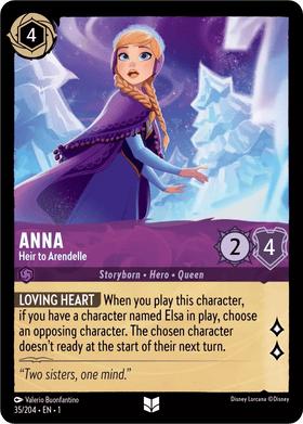 Anna (Foil) : Heir to Arendelle - 35/204