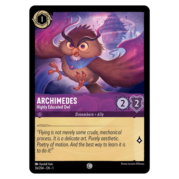 Archimedes : Highly Educated Owl - 36/204