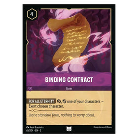 Binding Contract - 65/204