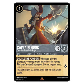 Captain Hook (Foil) : Captain of the Jolly Roger - 173/204