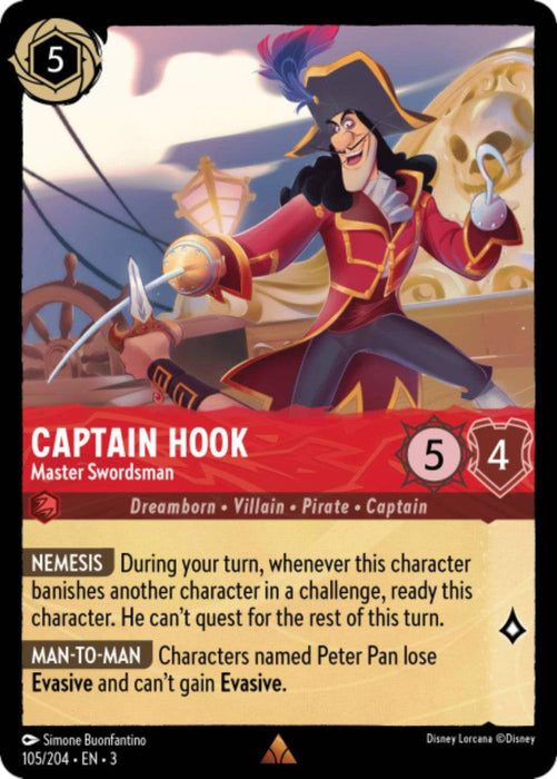 Captain Hook : Master Swordsman - 105/204