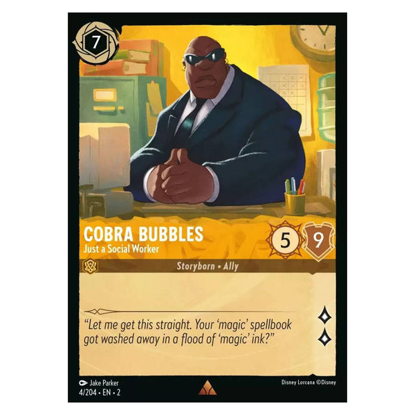 Cobra Bubbles : Just a Social Worker - 4/204