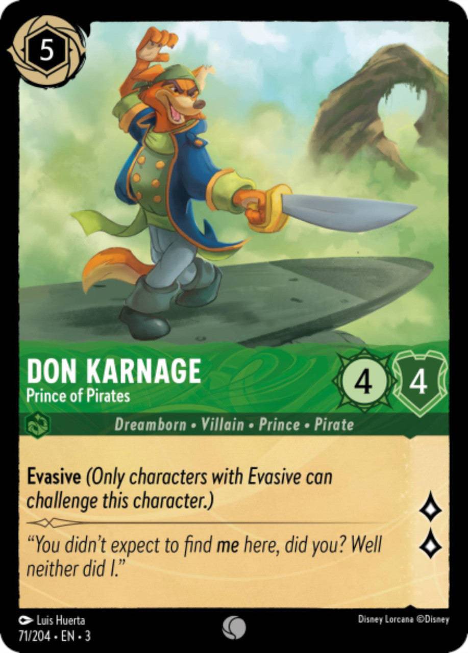 Don Karnage : Prince of Pirates - 71/204 - Lockett Labs UK
