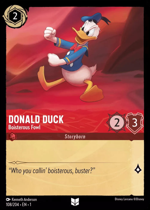 Donald Duck : Boisterous Fowl - 108/204