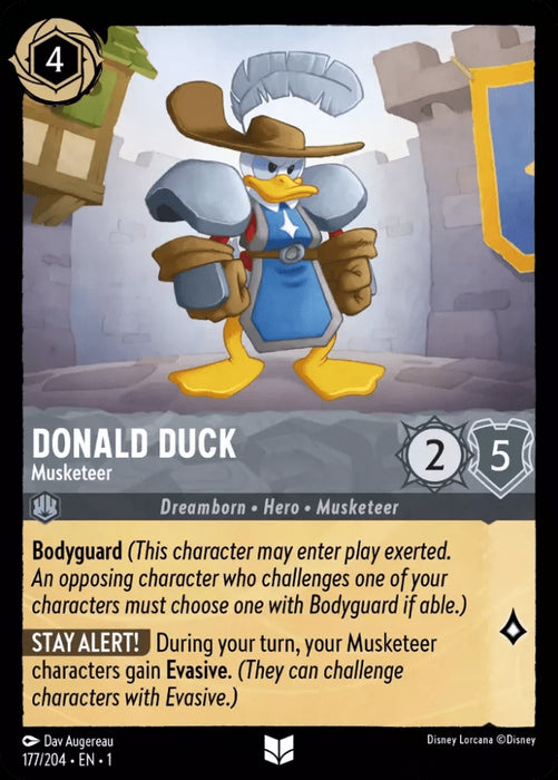 Donald Duck (Foil) : Musketeer - 177/204