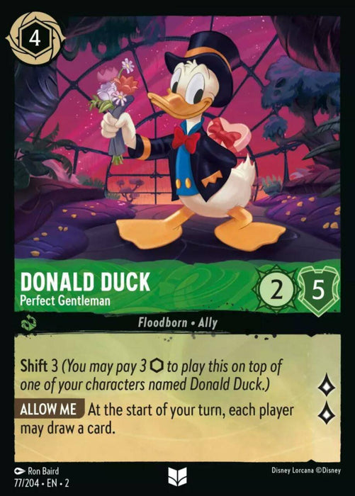 Donald Duck (Foil) : Perfect Gentleman - 77/204