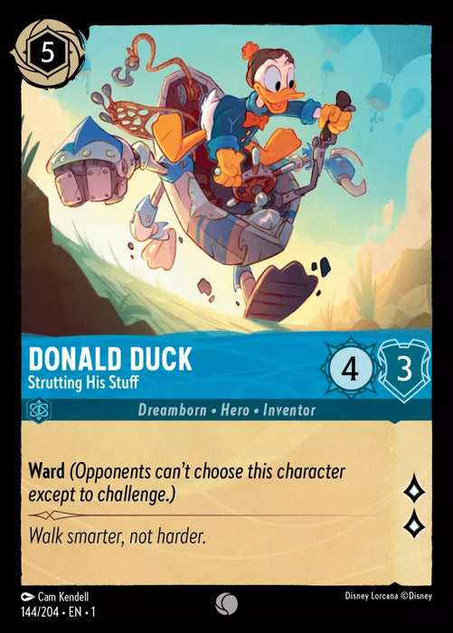 Donald Duck (Foil) : Strutting His Stuff - 144/204