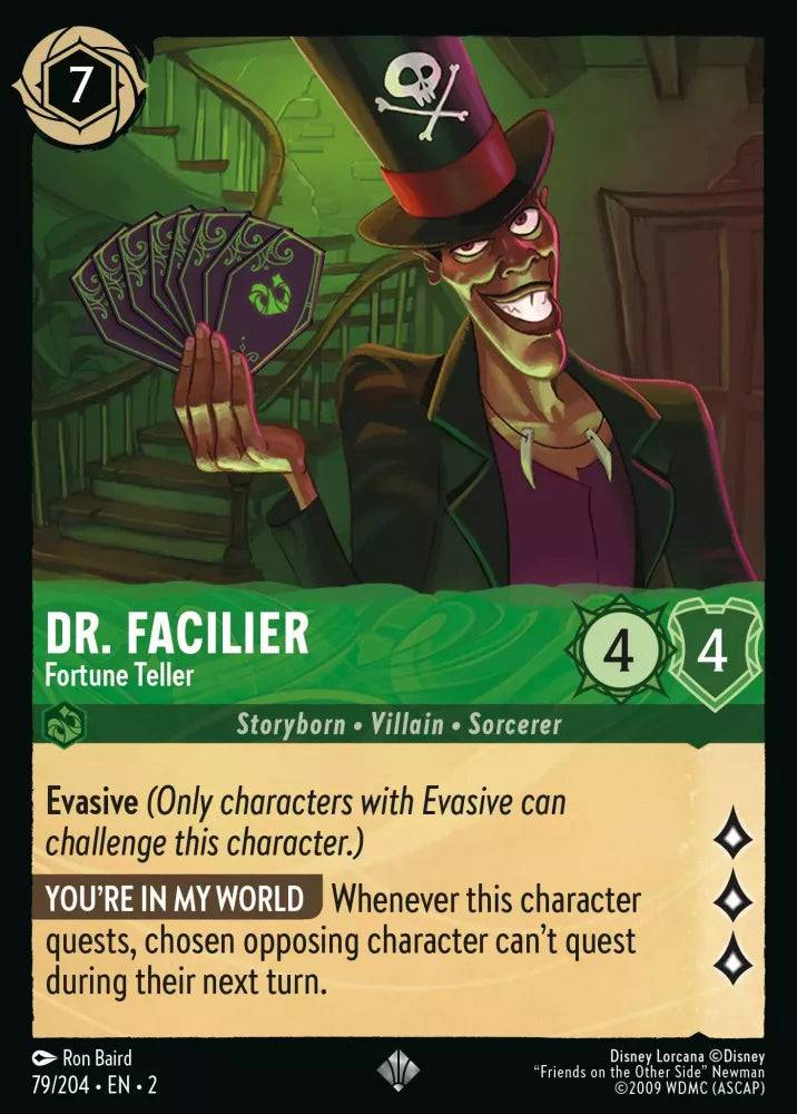 Dr. Facilier : Fortune Teller - 79/204 - Lockett Labs UK