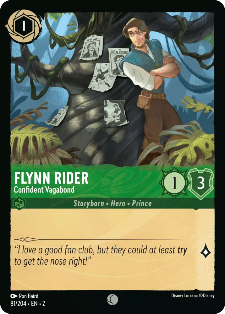 Flynn Rider : Confident Vagabond - 81/204 - Lockett Labs UK