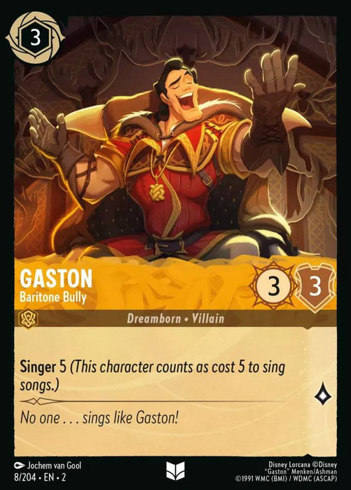 Gaston : Baritone Bully - 8/204