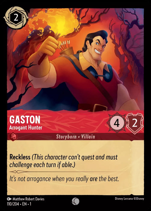 Gaston (Foil) : Arrogant Hunter - 110/204