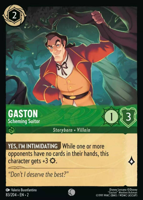 Gaston (Foil) : Scheming Suitor - 83/204