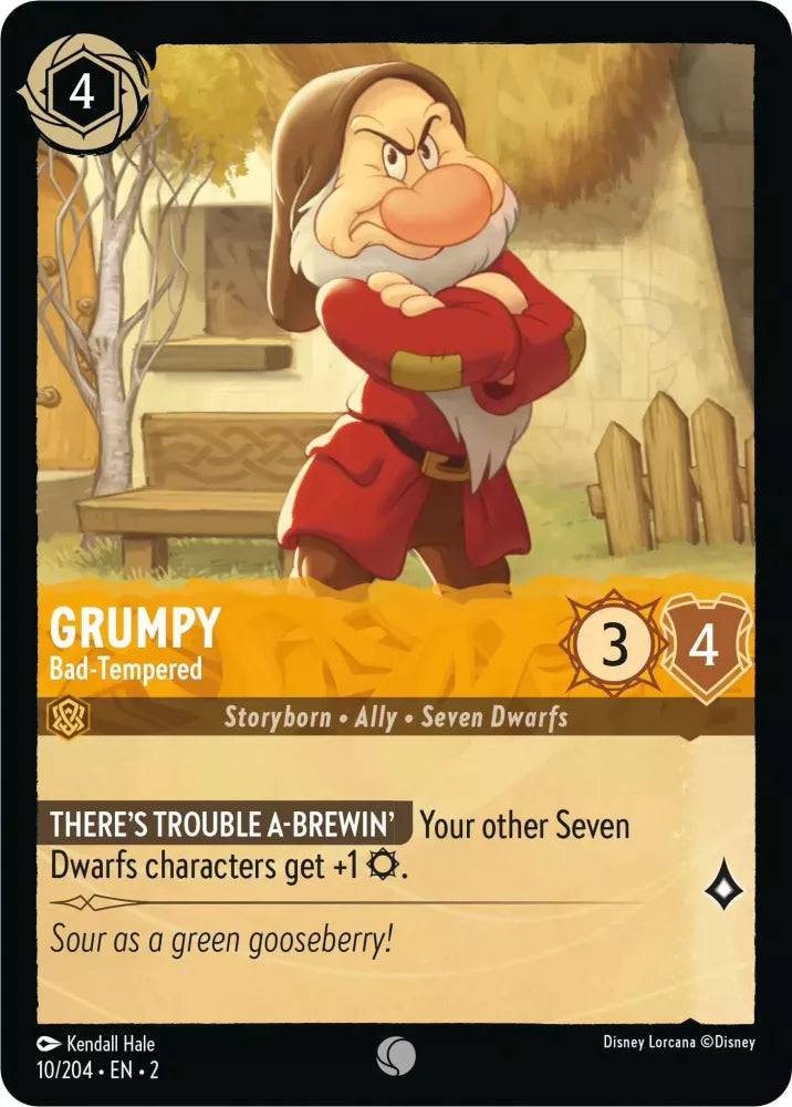 Grumpy : Bad-Tempered - 10/204 - Lockett Labs UK