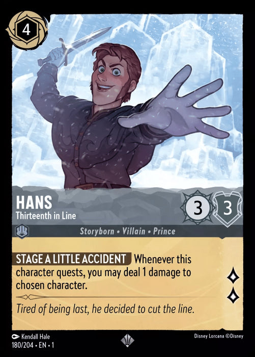 Hans (Foil) : Thirteenth in Line - 180/204