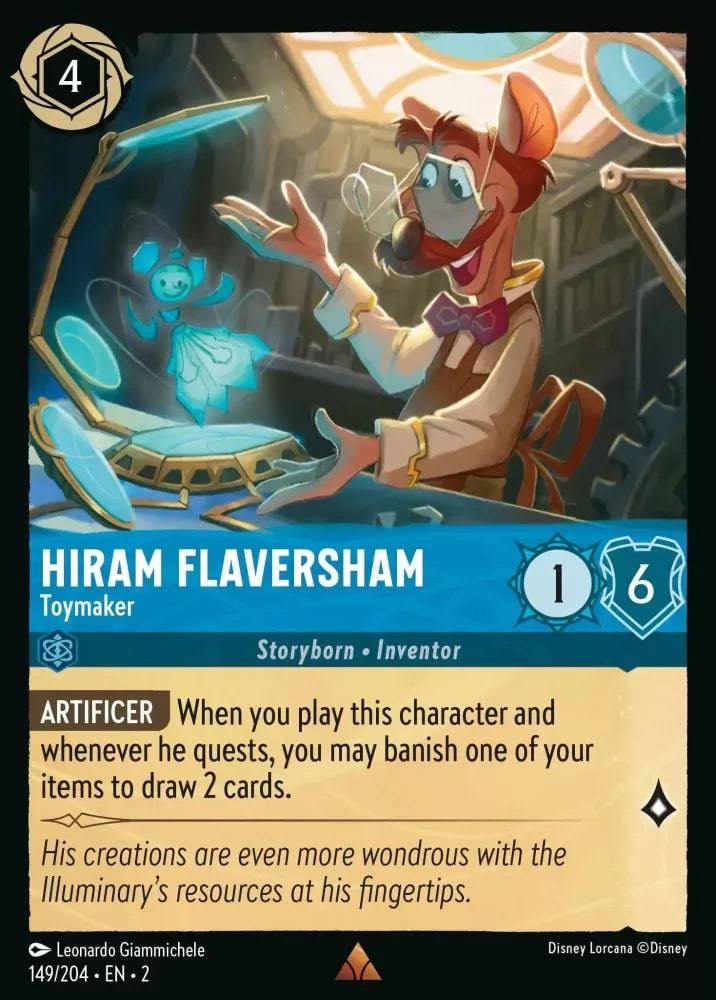 Hiram Flaversham : Toymaker - 149/204 - Lockett Labs UK