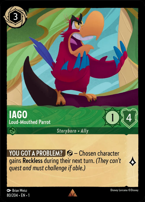 Iago (Foil) : Loud-Mouthed Parrot - 80/204