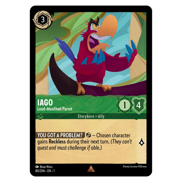 Iago (Foil) : Loud-Mouthed Parrot - 80/204