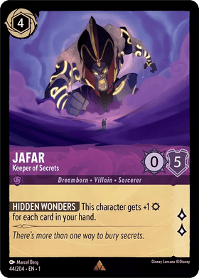 Jafar (Foil) : Keeper of Secrets - 44/204