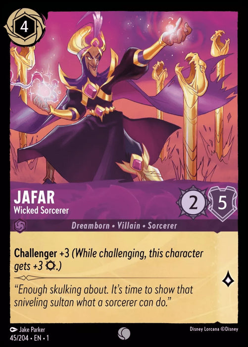 Jafar (Foil) : Wicked Sorcerer - 45/204