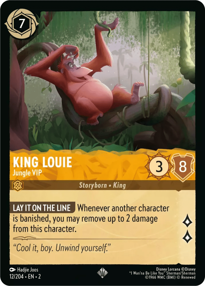 King Louie : Jungle VIP - 12/204 - Lockett Labs UK