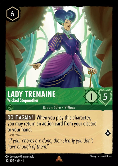 Lady Tremaine (Foil) : Wicked Stepmother - 85/204