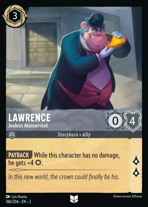 Lawrence : Jealous Manservant - 186/204