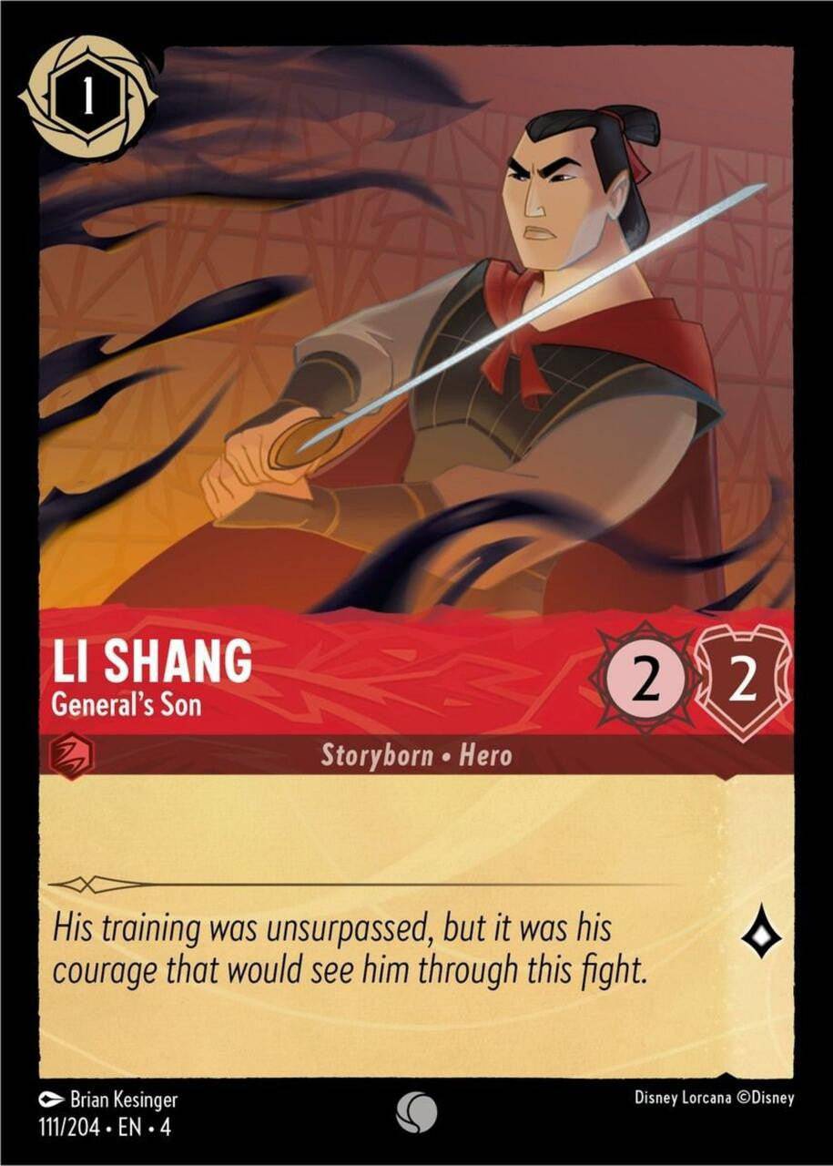 Li Shang : General's Son - 111/204 - Lockett Labs UK