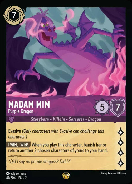 Madam Mim : Purple Dragon - 47/204