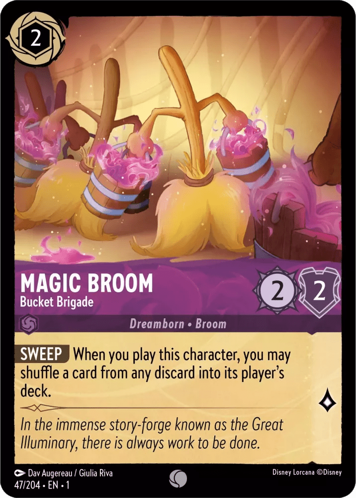 Magic Broom (Foil) : Bucket Brigade - 47/204 - Lockett Labs UK