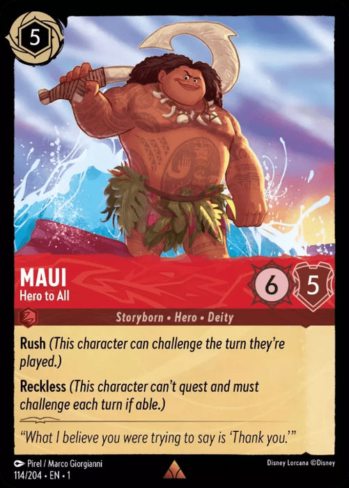 Maui : Hero to All - 114/204