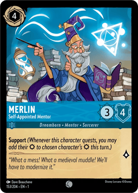 Merlin (Foil) : Self-Appointed Mentor - 153/204
