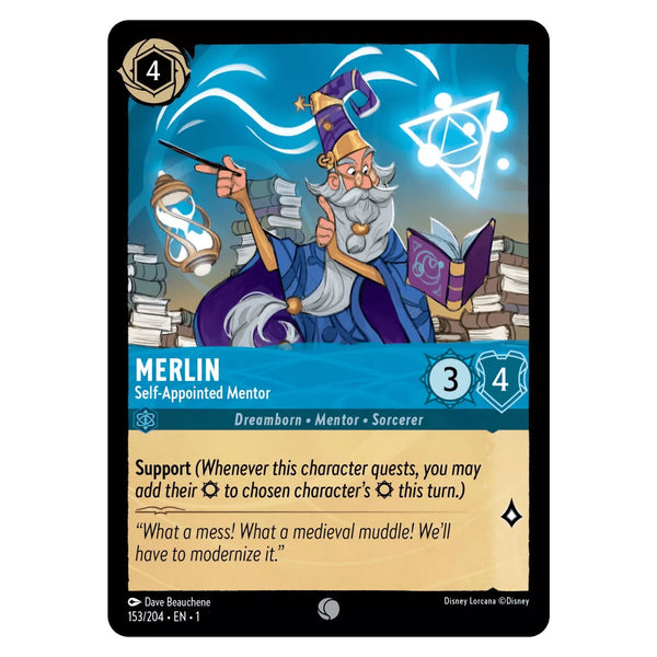 Merlin (Foil) : Self-Appointed Mentor - 153/204