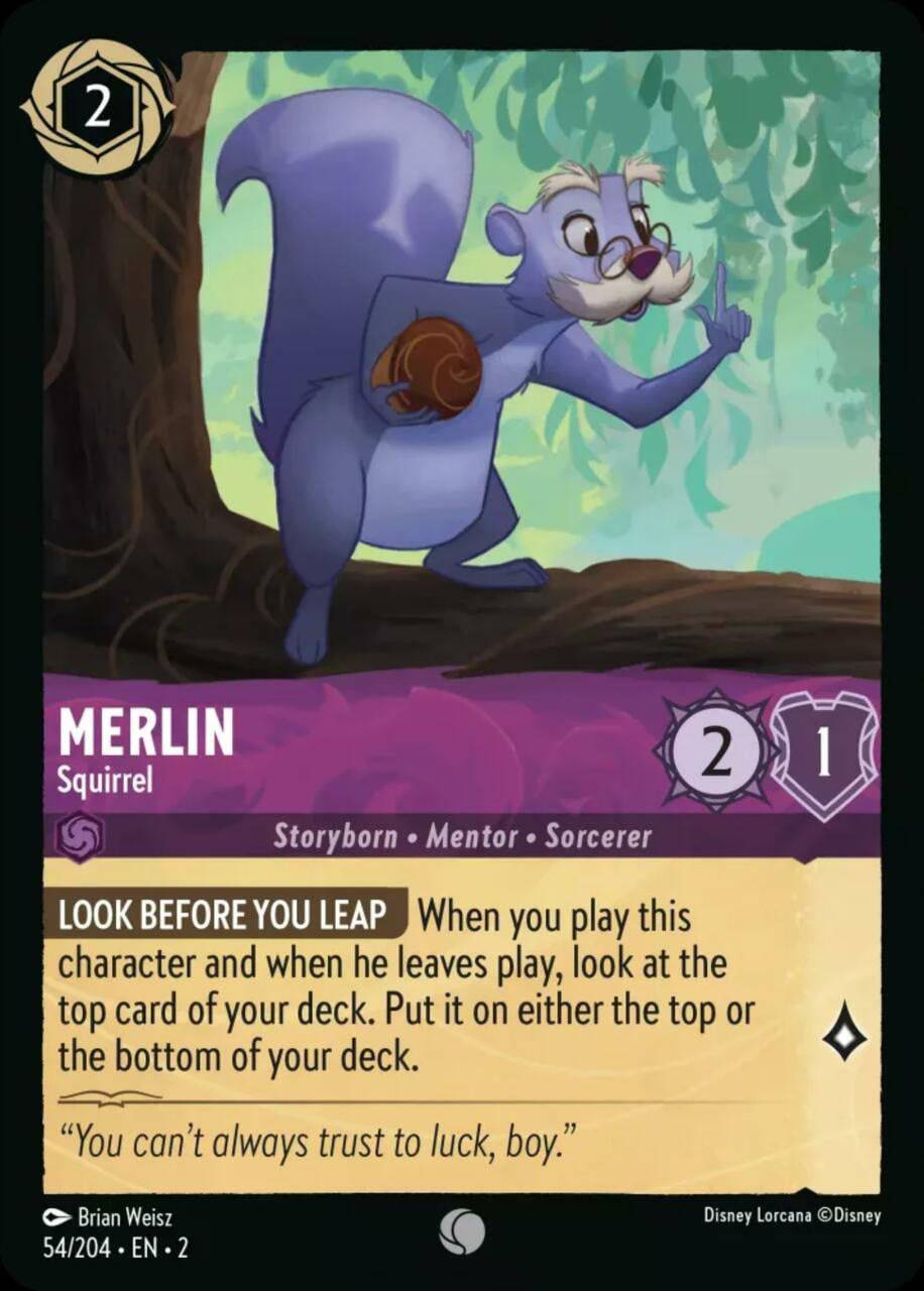 Merlin (Foil) :  Squirrel - 54/204 - Lockett Labs UK