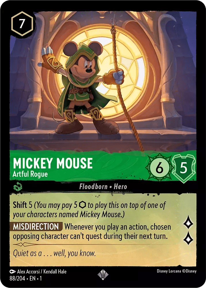 Mickey Mouse : Artful Rogue - 88/204 - Lockett Labs UK