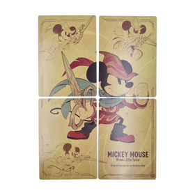 Mickey Mouse Brave Little Tailor 4 Card Set