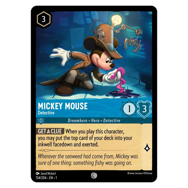Mickey Mouse (Foil) : Detective - 154/204